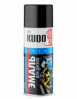 KUDO KU-5203 Эмаль для дисков черная 520мл 1/6шт